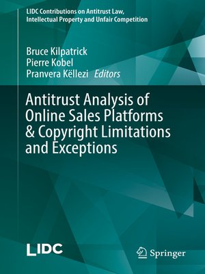 cover image of Antitrust Analysis of Online Sales Platforms & Copyright Limitations and Exceptions